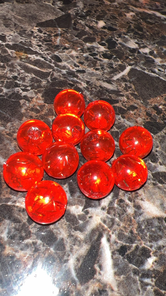 16mm translucent tangerine copper