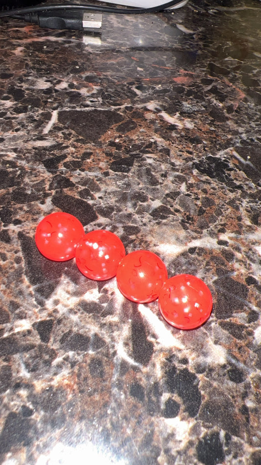 14mm disco orange silver red inside